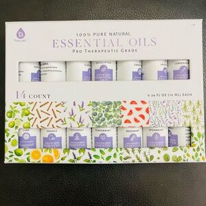 NIB 14-Count Lavender Label Essential Oils Set